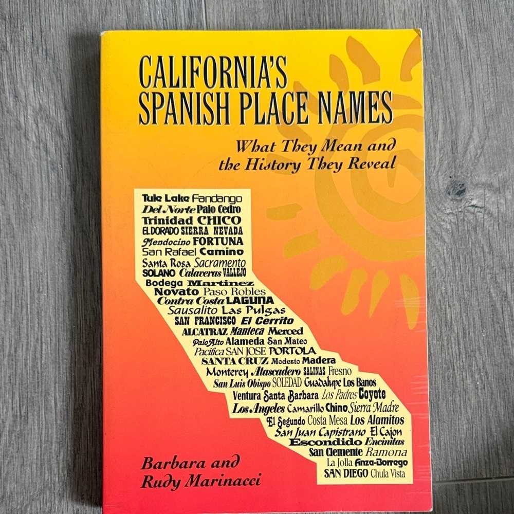 California's Spanish Place Names Book